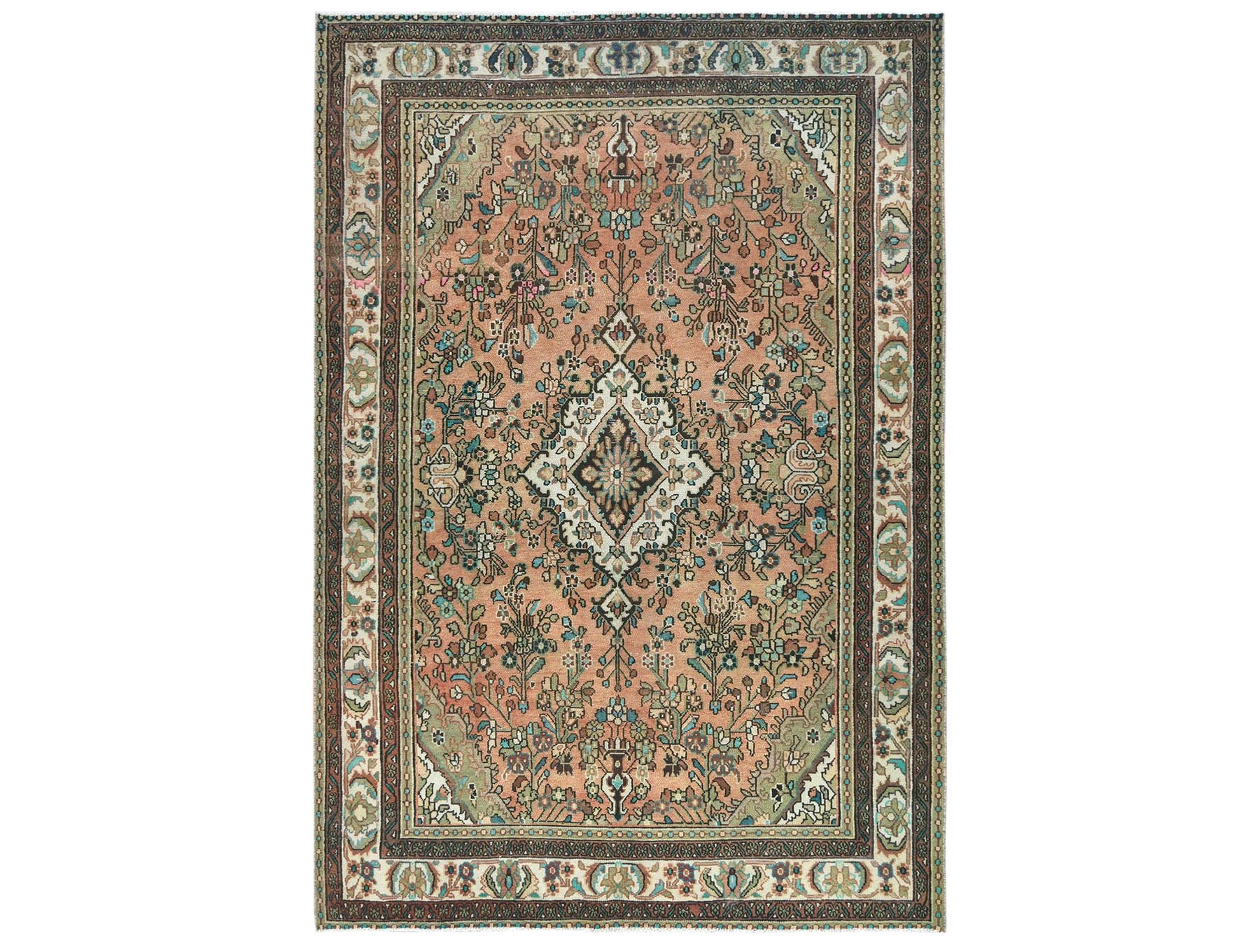 Overdyed & Vintage Rugs LUV730800